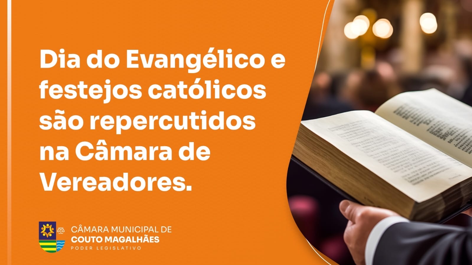 DIA DO EVANGÉLICO E FESTEJOS CATÓLICOS SÃO REPERCUTIDOS NA CÂMARA DE VEREADORES