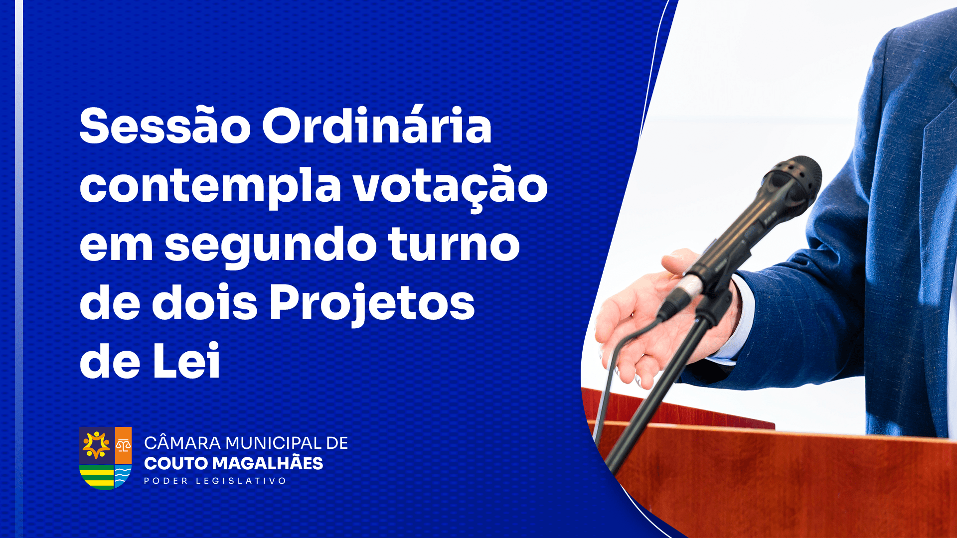 Sessão Ordinária contempla votação em segundo turno de dois Projetos de Lei